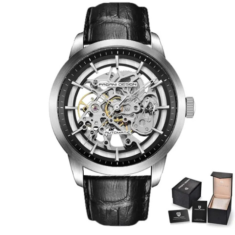 Pagani Design PD-1638 BLACK OPEN HEART | AUTOMATIC 3ATM HARDLEX