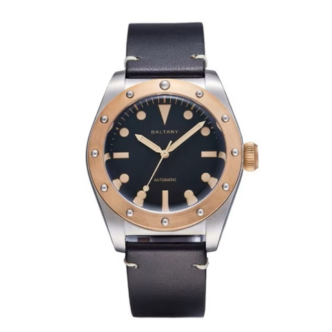 Zegarek automatyczny Baltany S2204030 Retro | Czarny 20 Bar Szafir Zegarek automatyczny Baltany S2204030 Retro | Czarny 20 Bar Szafir