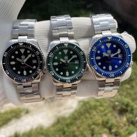 Zegarek automatyczny Steeldive 1996 | Niebieski 20 Bar Szafir Zegarek automatyczny Steeldive 1996 | Niebieski 20 Bar Szafir