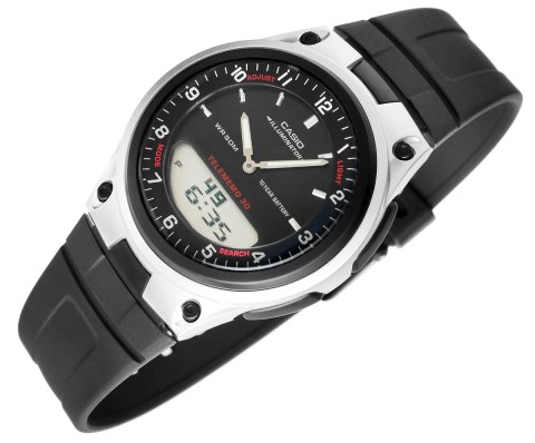 Zegarek Męski CASIO DUAL AW-80-1AVDF + BOX Zegarek Męski CASIO DUAL AW-80-1AVDF + BOX
