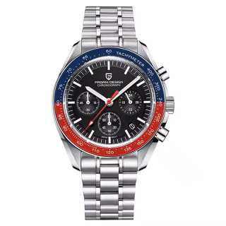 Zegarek kwarcowy Pagani Design 1701 Pepsi 10 Bar Szafir
