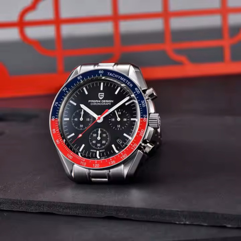 Zegarek kwarcowy Pagani Design 1701 Pepsi 10 Bar Szafir Zegarek kwarcowy Pagani Design 1701 Pepsi 10 Bar Szafir