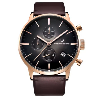 Zegarek kwarcowy Pagani Design 2720K | Brązowy 3 Bar