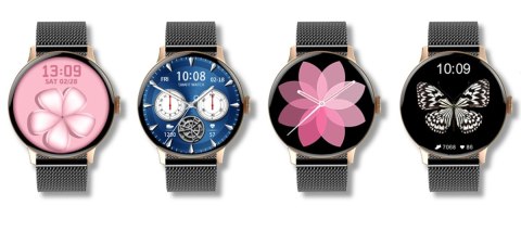 Smartwatch GIEWONT Supernova SmartCall GW330-4 Black Shine/Powder Pink Smartwatch GIEWONT Supernova SmartCall GW330-4 Black Shine/Powder Pink