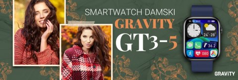 Smartwatch Damski Gravity GT3-5 Smartwatch Damski Gravity GT3-5