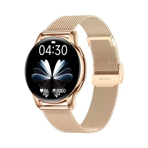 Smartwatch Damski VELTORI VT300-1 Złota Bransoleta Smartwatch Damski VELTORI VT300-1 Złota Bransoleta