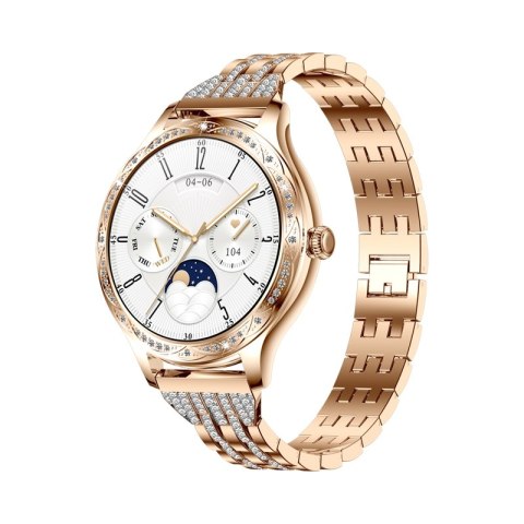 Smartwatch Damski VELTORI VT350-1 Bransoleta Różowe Złoto Smartwatch Damski VELTORI VT350-1 Bransoleta Różowe Złoto