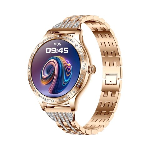 Smartwatch Damski VELTORI VT350-1 Bransoleta Różowe Złoto Smartwatch Damski VELTORI VT350-1 Bransoleta Różowe Złoto