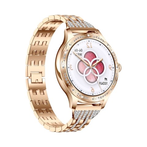 Smartwatch Damski VELTORI VT350-1 Bransoleta Różowe Złoto Smartwatch Damski VELTORI VT350-1 Bransoleta Różowe Złoto