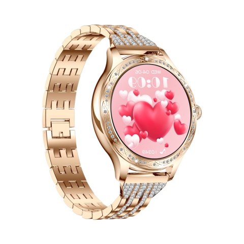 Smartwatch Damski VELTORI VT350-1 Bransoleta Różowe Złoto Smartwatch Damski VELTORI VT350-1 Bransoleta Różowe Złoto