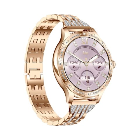 Smartwatch Damski VELTORI VT350-1 Bransoleta Różowe Złoto Smartwatch Damski VELTORI VT350-1 Bransoleta Różowe Złoto