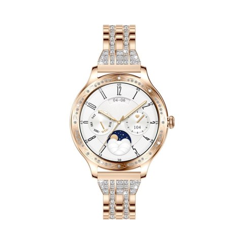 Smartwatch Damski VELTORI VT350-1 Bransoleta Różowe Złoto Smartwatch Damski VELTORI VT350-1 Bransoleta Różowe Złoto