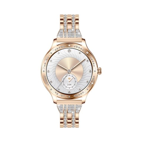 Smartwatch Damski VELTORI VT350-1 Bransoleta Różowe Złoto Smartwatch Damski VELTORI VT350-1 Bransoleta Różowe Złoto