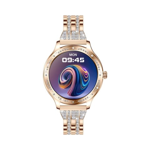 Smartwatch Damski VELTORI VT350-1 Bransoleta Różowe Złoto Smartwatch Damski VELTORI VT350-1 Bransoleta Różowe Złoto