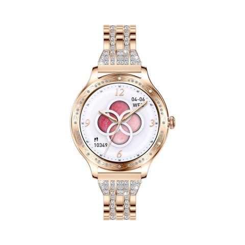Smartwatch Damski VELTORI VT350-1 Bransoleta Różowe Złoto Smartwatch Damski VELTORI VT350-1 Bransoleta Różowe Złoto