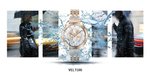 Smartwatch Damski VELTORI VT350-1 Bransoleta Różowe Złoto Smartwatch Damski VELTORI VT350-1 Bransoleta Różowe Złoto