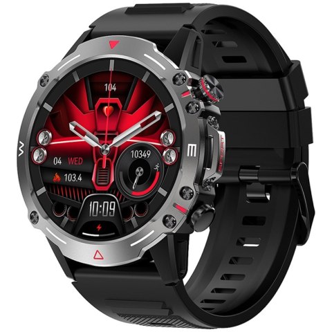 Smartwatch VELTORI VT110-1 Czarny Pasek Silikonowy Smartwatch VELTORI VT110-1 Czarny Pasek Silikonowy