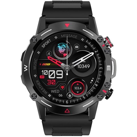Smartwatch VELTORI VT110-1 Czarny Pasek Silikonowy Smartwatch VELTORI VT110-1 Czarny Pasek Silikonowy