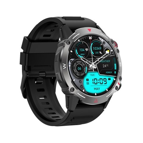 Smartwatch VELTORI VT110-1 Czarny Pasek Silikonowy Smartwatch VELTORI VT110-1 Czarny Pasek Silikonowy