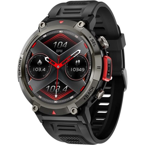 Smartwatch VELTORI VT140-1 Czarny Pasek Silikonowy Smartwatch VELTORI VT140-1 Czarny Pasek Silikonowy