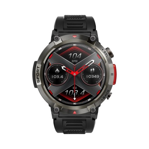 Smartwatch VELTORI VT140-1 Czarny Pasek Silikonowy Smartwatch VELTORI VT140-1 Czarny Pasek Silikonowy