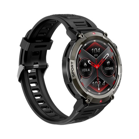 Smartwatch VELTORI VT140-1 Czarny Pasek Silikonowy Smartwatch VELTORI VT140-1 Czarny Pasek Silikonowy