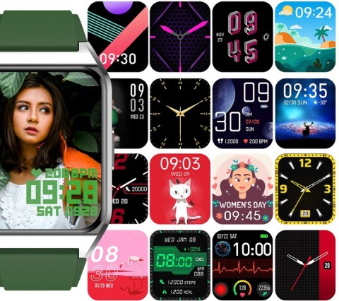Smartwatch Damski RUBICON RNCE89 Gold Rose SMARUB163 Smartwatch Damski RUBICON RNCE89 Gold Rose SMARUB163