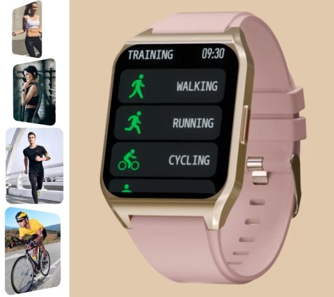 Smartwatch Damski RUBICON RNCE89 Gold Rose SMARUB163 Smartwatch Damski RUBICON RNCE89 Gold Rose SMARUB163