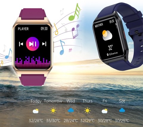 Smartwatch Damski RUBICON RNCE89 Gold Rose SMARUB163 Smartwatch Damski RUBICON RNCE89 Gold Rose SMARUB163