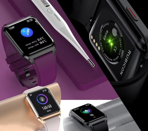 Smartwatch Damski RUBICON RNCE89 Gold Rose SMARUB163 Smartwatch Damski RUBICON RNCE89 Gold Rose SMARUB163