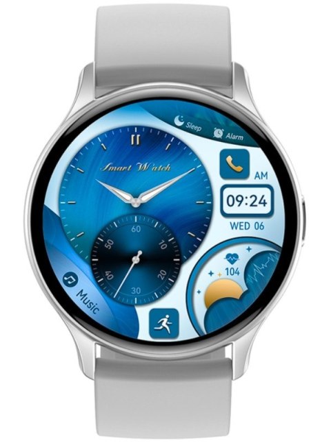 Smartwatch Damski RUBICON RNCF11 Silver/Grey SMARUB242 Smartwatch Damski RUBICON RNCF11 Silver/Grey SMARUB242