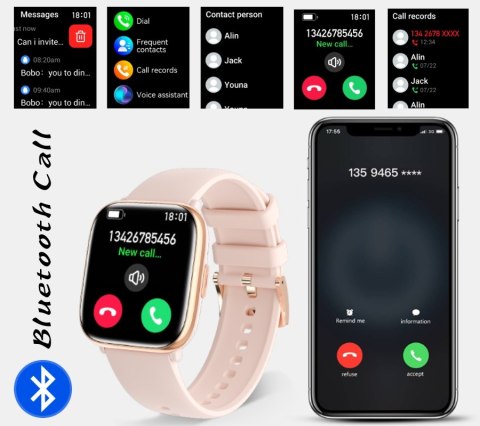Smartwatch Damski Rubicon RNCF31 BLACK Smartwatch Damski Rubicon RNCF31 BLACK