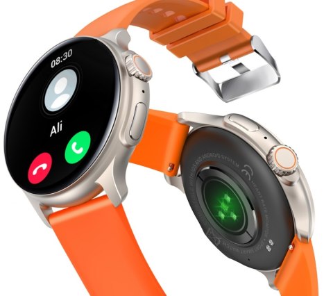 Smartwatch Męski RUBICON RNCF12 Tytan/Orange SMARUB245 Smartwatch Męski RUBICON RNCF12 Tytan/Orange SMARUB245