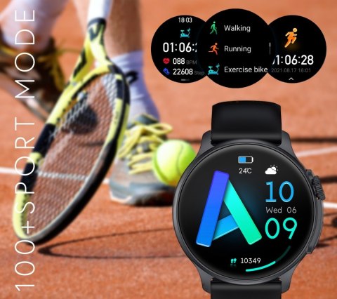 Smartwatch Męski RUBICON RNCF12 Tytan/Orange SMARUB245 Smartwatch Męski RUBICON RNCF12 Tytan/Orange SMARUB245
