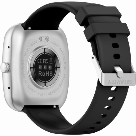 Smartwatch Męski GRAVITY GT18-4 Pomarańczowy Pasek Silikonowy + Czarny Pasek Smartwatch Męski GRAVITY GT18-4 Pomarańczowy Pasek Silikonowy + Czarny Pasek