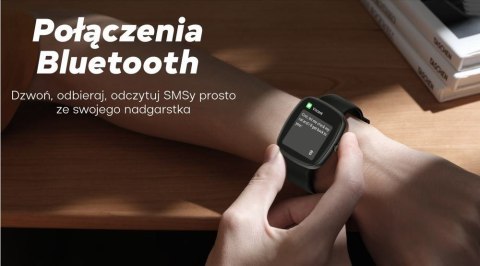 Smartwatch Męski GRAVITY GT18-4 Pomarańczowy Pasek Silikonowy + Czarny Pasek Smartwatch Męski GRAVITY GT18-4 Pomarańczowy Pasek Silikonowy + Czarny Pasek