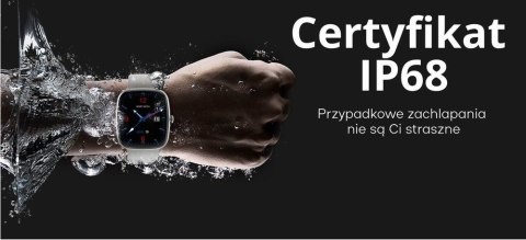 Smartwatch Męski GRAVITY GT18-4 Pomarańczowy Pasek Silikonowy + Czarny Pasek Smartwatch Męski GRAVITY GT18-4 Pomarańczowy Pasek Silikonowy + Czarny Pasek