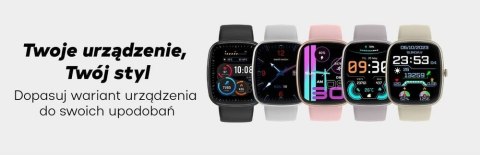 Smartwatch Męski GRAVITY GT18-4 Pomarańczowy Pasek Silikonowy + Czarny Pasek Smartwatch Męski GRAVITY GT18-4 Pomarańczowy Pasek Silikonowy + Czarny Pasek