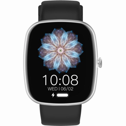 Smartwatch Męski GRAVITY GT18-6 Czarny Pasek Silikonowy + Granatowy Pasek Smartwatch Męski GRAVITY GT18-6 Czarny Pasek Silikonowy + Granatowy Pasek