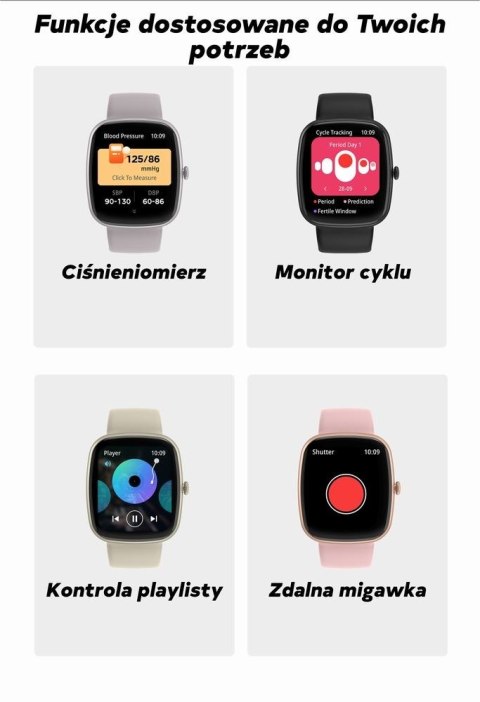 Smartwatch Męski GRAVITY GT18-6 Czarny Pasek Silikonowy + Granatowy Pasek Smartwatch Męski GRAVITY GT18-6 Czarny Pasek Silikonowy + Granatowy Pasek