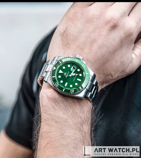 Addiesdive MY-H3-2QZ GREEN | QUARTZ | 20 ATM | MINERAL