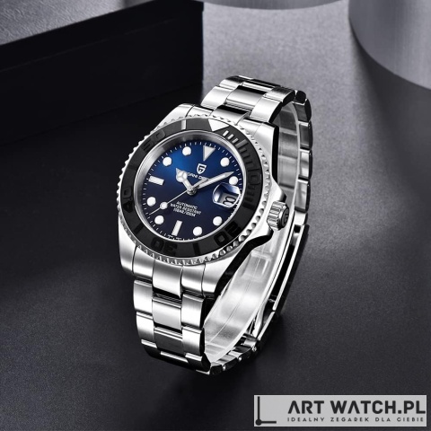 Pagani Design 1651 BLACK / BLUE JUBILEE | AUTOMATIC | 10 ATM | SAPPIRE