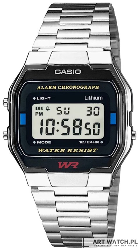 Zegarek CASIO A163WA-1QES Unisex + BOX