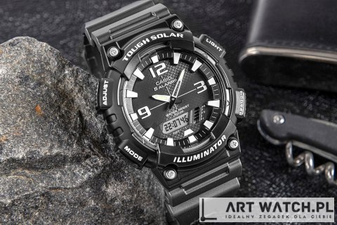 Zegarek Męski CASIO SOLAR AQ-S810W-1AVEF + BOX