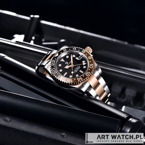 Zegarek automatyczny Pagani Design 1662 | Coffee 10 Bar Szafir