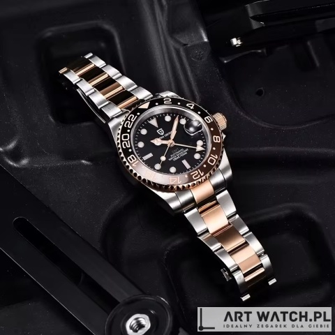 Zegarek automatyczny Pagani Design 1662 | Coffee 10 Bar Szafir