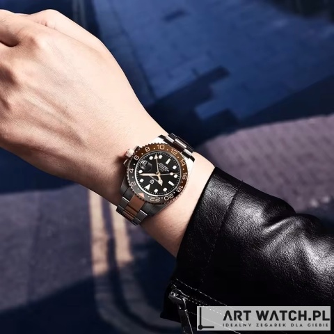 Zegarek automatyczny Pagani Design 1662 | Coffee 10 Bar Szafir