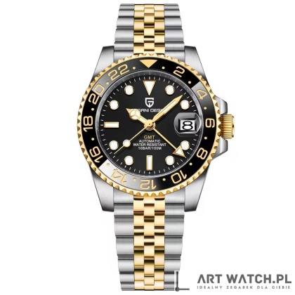 Zegarek automatyczny Pagani Design 1662 Jubilee | Gold 10 Bar Szafir