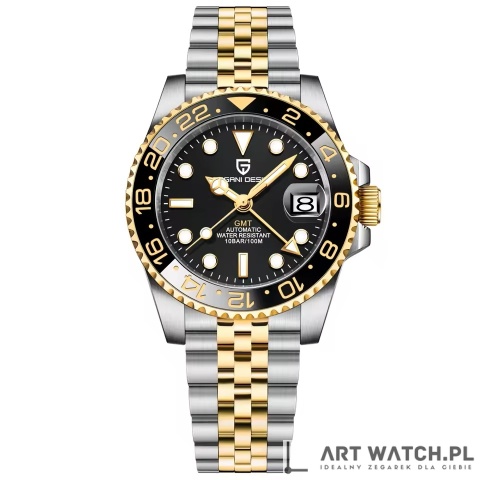 Zegarek automatyczny Pagani Design 1662 Jubilee | Gold 10 Bar Szafir