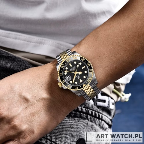 Zegarek automatyczny Pagani Design 1662 Jubilee | Gold 10 Bar Szafir